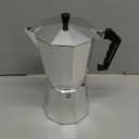 Primula Classic Stovetop Espresso and Coffee Maker, Moka Pot for Italian and Cuban Café Brewing, Greca Coffee Maker, Cafeteras, 12 Espresso Cups, Silver