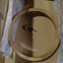 Armen living Isla 26 in. Amber Glow Counter Height Rubberwood Swivel Barstool with Ivory Fabric Seat (Counter Height Set of 1, Beige)