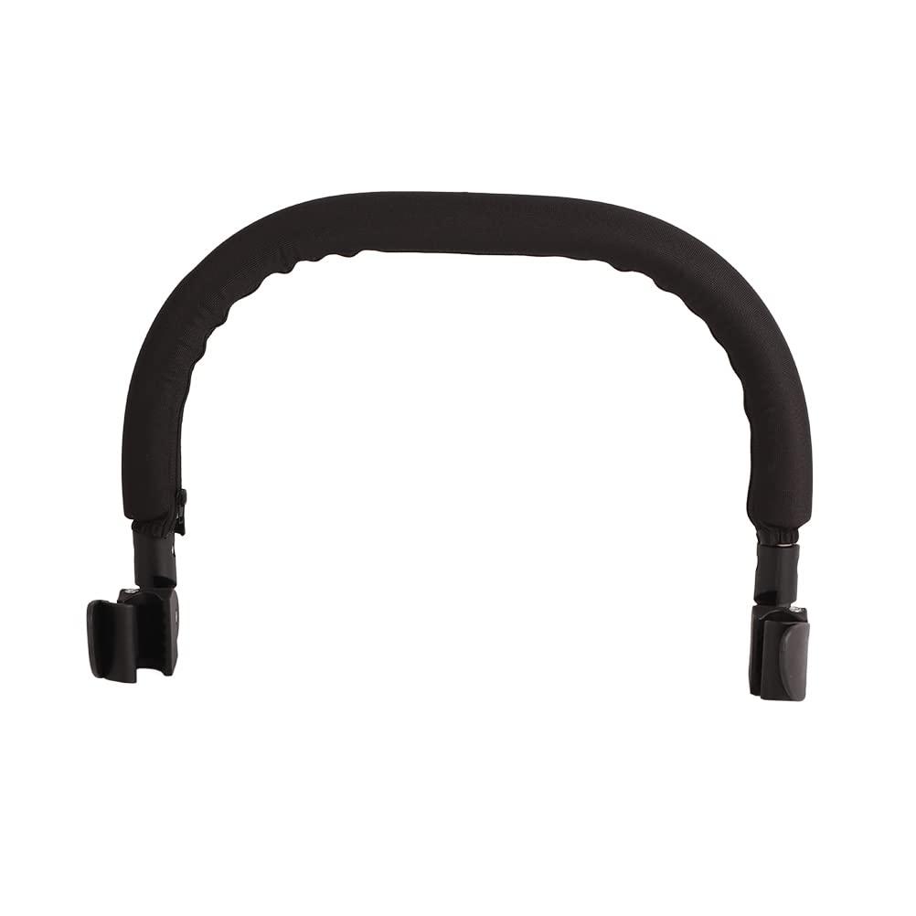 Universal Baby Stroller Guardrail Armrest, Adjustable Bumper Bar for Yozeno Strollers, PU, Black, Size: 40 * 9cm, Compatible with Strollers 38-42cm Apart (Black)