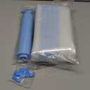 Cozy Essential 5 Pack Cube Vacuum Storage Bags, Jumbo Cubes for Sealed, Extra Large Space Saver Bags Bedding, Clothes, Comforters, Blanket, Duvets (Cube Sized), Transparent