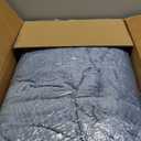 Westinghouse Electric Blanket King, Flower Jacquard Heated Blanket King Size with 10 Heating Levels and 1-12 Hours Auto-Off, Flannel to Sherpa Reversible, Machine Washable (90" x 100", Blue)