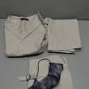 Linen Suit for Boys Slim Fit Beige Tuxedo Formal Teenager Back to School Suit 3 Piece Set Teen Boy Dress Clothes Size 8