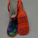 Lone Cone Kids Rain Boots for Girls & Boys – Waterproof Natural Rubber Toddler Rain Boots with Non-Slip Outsole & Easy Pull Handles – Solid, Pattern & Glitter Designs Size 4