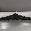 31''x19'' Vintage Mirror with Ornate Baroque Metal Frame, Arched Art Carved Antique Mirror for Vanity, Bathroom, Living Room, Fireplace, Entryway (Antique Bronze)