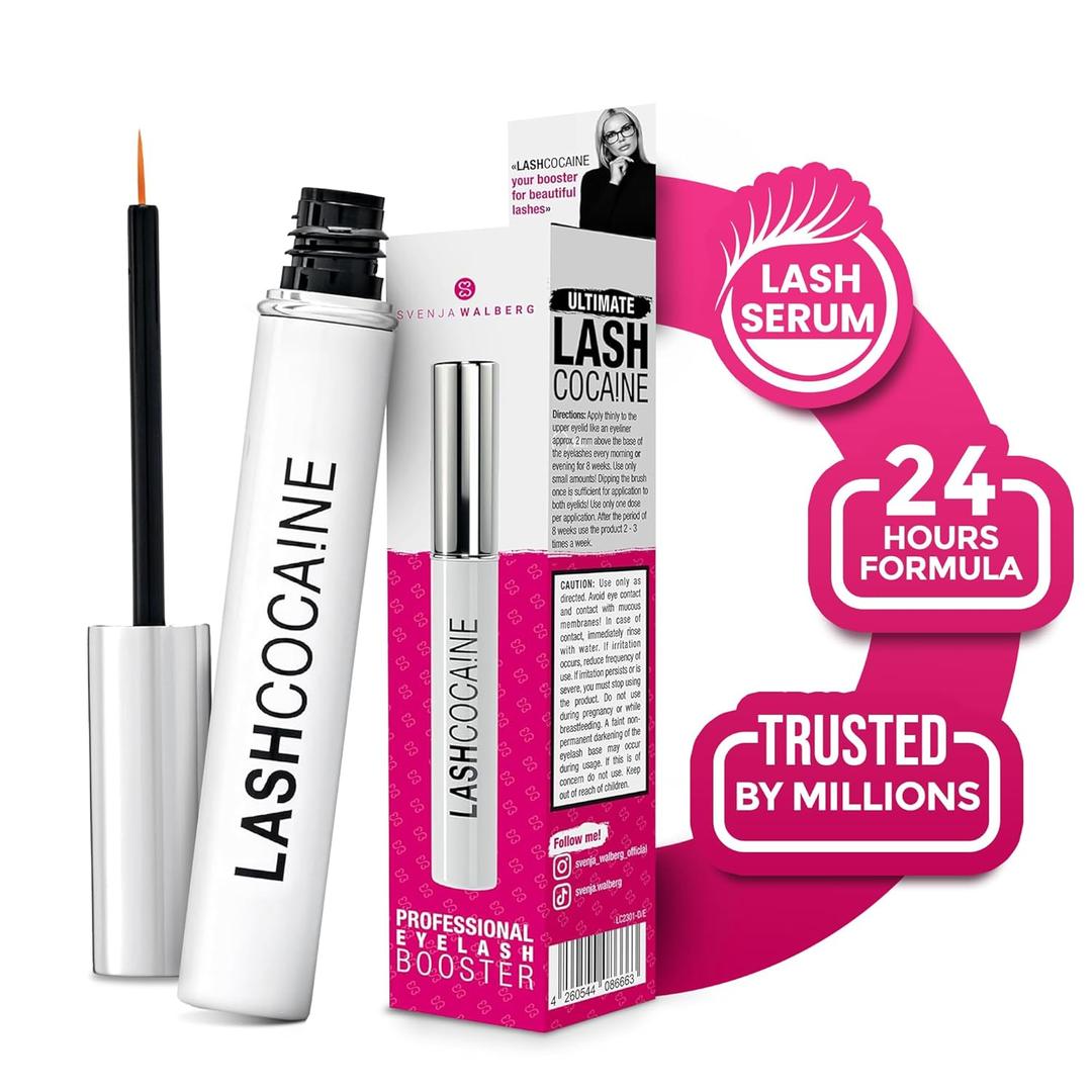 LASHCOCA!NE eyelash growth serum to grow longer & fuller eyelashes | vegan lash enhancing serum | test winner VERY GOOD for eyelash extensions | long eye-lashes by Svenja Walberg