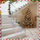 2 x Kathfly 6 Pcs Pastel DIY Mini Christmas Tree Tabletop Centerpiece Small Knitting Xmas Table Tree Decoration with Pearl for Fireplace Home Crafts Table Decor, 7.87 x 3.94 Inches