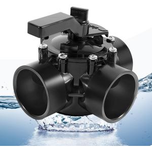 4717 3-Port 2 to 2.5 Inch Replace Part for Jandy Positive Seal Diverter Valve Suitable for Ground Pool, Tub & Spa System