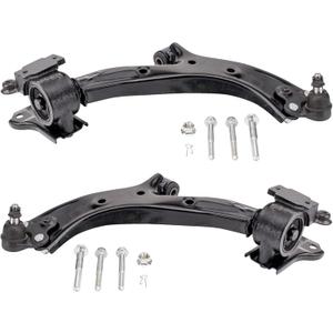 TRQ Front Lower Control Arm with Ball Joint Set Driver & Passenger Side Lower Compatible with 2013-2018 Acura RDX