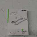 Belkin BoostCharge Braided Lightning Cable - 6.6ft/2M - MFi Certified Apple iPhone Charger USB to Lightning Cable 6ft - iPhone Cable - iPhone Charger Cable - Apple Charger - USB Phone Charger - White