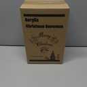 Snowman Christmas Decorations, 13.4" Light Up Indoor Snowman,Tabletop LED Color-Changing Christmas Snowman Battery Powered Colored Lights Party Supplies