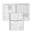 Cleaning Planner, Cleaning Schedule and Checklist Organizer, Daily Weekly Monthly Household Cleaning Planner, Chore Chart Notebook for Home, Family Cleaning Tasks, DIY Home Improvement, Editable Template
