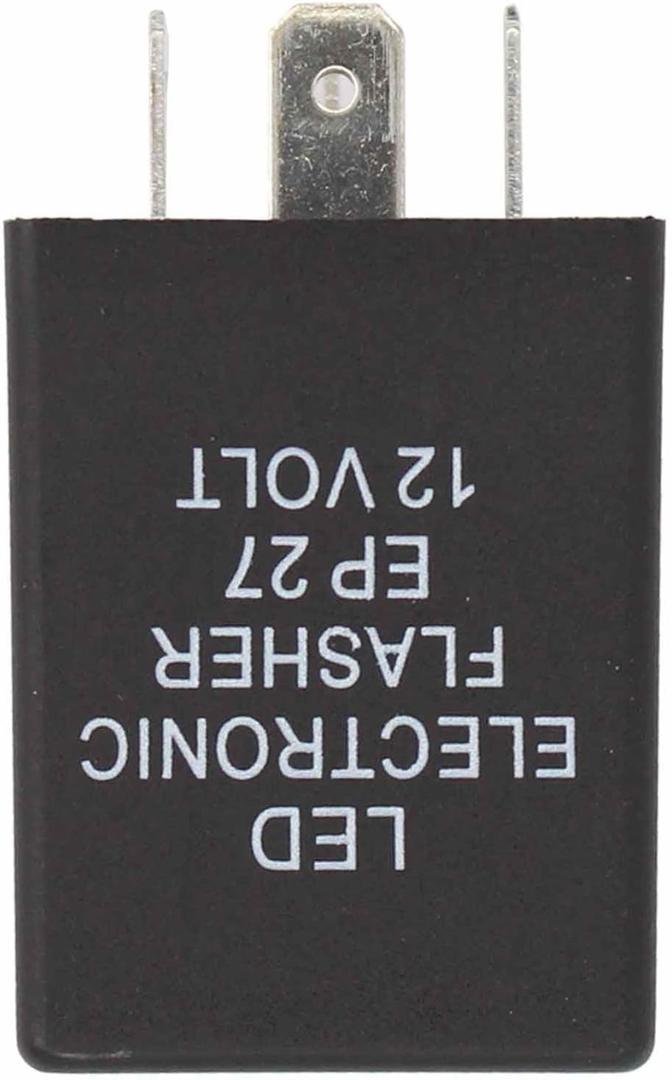 ApplianPar 5 Pin EP27 FL27 Electronic Flasher Relay for Car Vehicle LED Turn Signal Light Bulbs Hyper Blink Flash Fix 1994-2009