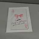 FUQWZ Bows Pink Wall Art Set of 4 (8x10in, Unframed) - Coquette Room Decor - Pink Posters for Room Aesthetic (031)