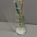 Mkono Sunglasses Organizer Glasses Holder Stand Sunglass Storage Eyeglasses Rack Metal Frame with Wood Base for 5 Pairs of Eyewear Display for Table Desk Countertop Dresser Bedroom, Set of 1, Gold