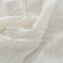 Bed Skirt Queen Size Ruffled Bed Skirt with Split Corners, 14 Inch Drop Dust Ruffle Bed Skirts with Platform, Tufted Boho Bed Skirting Queen Size, Square, Ivory, 14" Queen