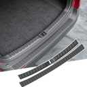 Xipoo Rear Bumper Protector Mat Compatible with 2019-2025 Toyota RAV4 Trunk Door Entry Guards TPE Trim Cover Replacement for 2019-2024 2025 Toyota RAV4 Accessories