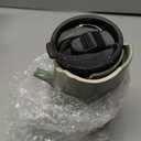 Bosmarlin Ceramic Travel Coffee Mug with Handle and Lid, 18 oz, Portable Coffee Cup for Car Cup Holder, Microwave and Dishwasher Safe, Reactive Glaze (Pale Green)