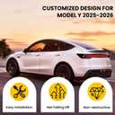 2025 2026 Tesla Model Y Juniper Rear Spoiler Wing, Rear Trunk Lip Spoiler Sporty Appearance (Matte Black)