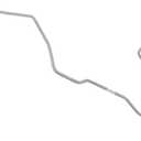 GM Genuine Parts 22802047 Automatic Transmission Fluid Cooler Lower Line