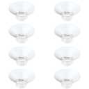 Flange Insert 15/17/19/21mm 8pcs Compatible with Momcozy Air 1/W1/M5/M9/M6/S12 Pro/V1 Pro/V2 Pro,for Spectra/Medela/MomMed/eufy/Lansinoh/Elvie Breast Pump, Fit for 24mm Flange/Shield of Most Pumps