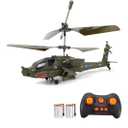 Remote Control Helicopter, S109H RC Helicopters with Altitude Hold, One Key Take Off/Landing, LED Light, Low Battery Reminder, Gyro, 2.4GHz RC Army Military Helicopter with 2 Batteries