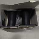 No Drill Curtain Rod Brackets No Drilling Curtain Rod Holders【Upgrade 3M Adhesive】 Renter Friendly Curtain Rod Hooks Nail Free Suitable for Poles 5/8 Inch (4Pcs Black)