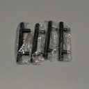 4 Pack Cabinet Pulls Matte Black Stainless Cabinet Handles, for Kitchen and Bathroom Cabinets, 5 Inch Length, 3 Inch Hole Center