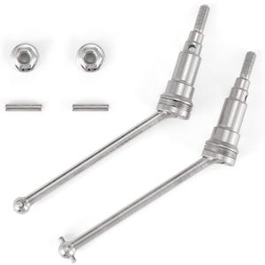 HAIBOXING 1/18 Steel Front CVD Drive Shafts, RC Parts for HBX18859 18858 18868 RC Cars Pins+Lock Nut M3 Included(M1884)