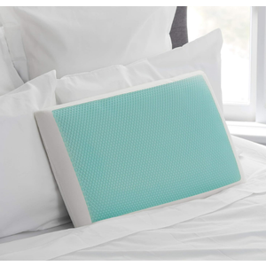 Sealy Essentials Memory Foam Gel Cooling Pillows, Standard/Queen, 1 Count (Pack of 1),White