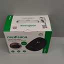 Medisana Hand Massager with Heat and Compression, Cordless Hand Massager for Arthritis and Carpal Tunnel Relief, Knuckle Stretching Massage, Birthday Christmas Gifts for Men Women Dad Mom-Black