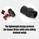 M18 Protective Boot 49-16-2967 High Torque Impact Wrench Rubber Boot Compatible with M18 FUEL 1/2 Milwaukee Impact 2967-20 (1 PACK)