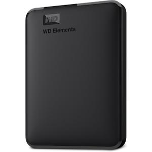 Western Digital WD 5TB Elements Portable External Hard Drive for Windows, USB 3.2 Gen 1/USB 3.0 for PC & Mac, Plug and Play Ready - WDBU6Y0050BBK-WESN