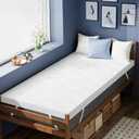 ELEMUSE 3 Inch Twin Size Gel Memory Foam Mattress Topper,Washable Cover