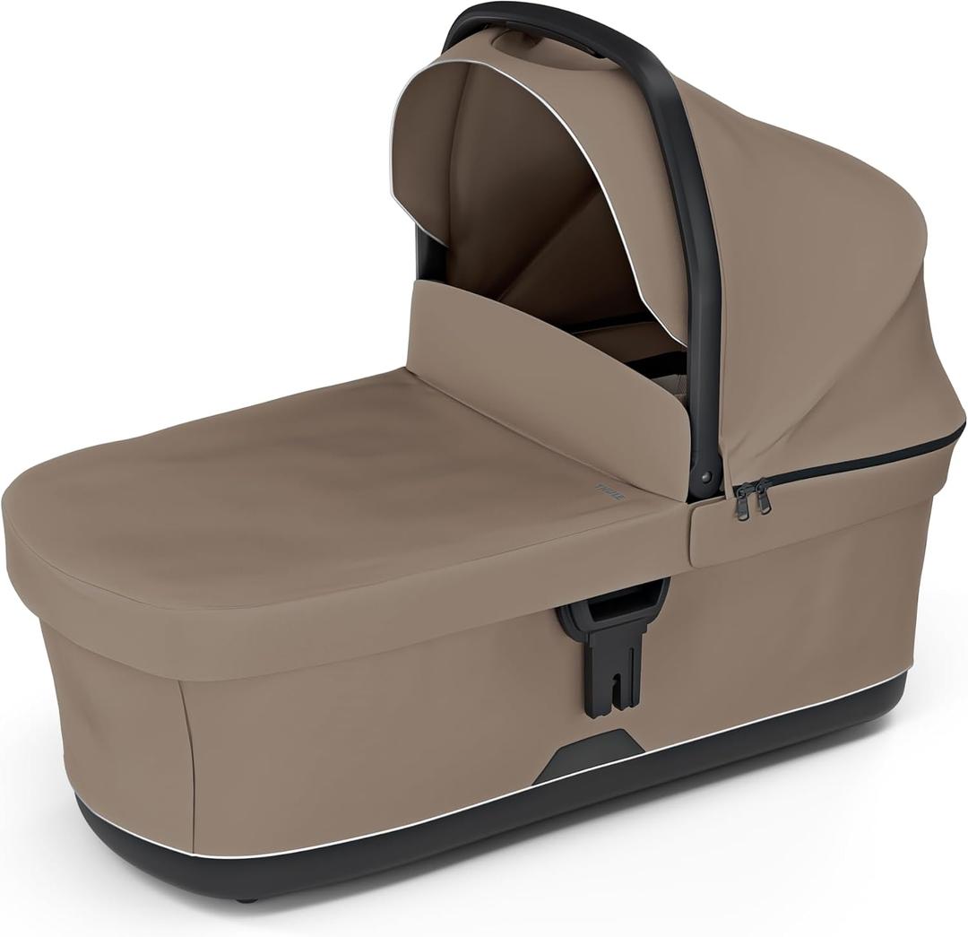 Thule Bassinet, Extendable Canopy, Spacious Ventilated Base & Mattress, Fits Urban Glide 3, 4-Wheel Spring 2, One Size