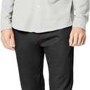 Dockers Men's Slim Fit Signature Khaki Lux Cotton Stretch Pants (34W x 32L, Black)