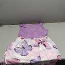 Mommy and Me Dresses Casual Floral Family Outfits Summer Matching Maxi Dress (5-6 Years, Purple)