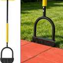 Gunpla Half Moon Edger Lawn Tool, 42" Heavy Duty Half Moon Lawn Edger Manual Grass Edger with T-Grip Handle for Landscaping, Sidewalks, Grass, Flower Bed, Yard and Garden Edging