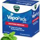 Vicks VapoPads Original Menthol Scent - Vapor Pads Refill for Vicks Humidifiers and Steam Inhalers, Scent Pads for Congestion and Cough Relief, FSA/HSA Eligible, 20-Pack, Box Color May Vary