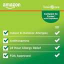 Amazon Basic Care - Pastillas All Day Allergy de 10 mg de diclorhidrato de cetirizina, antihistamnico, 365 comprimidos