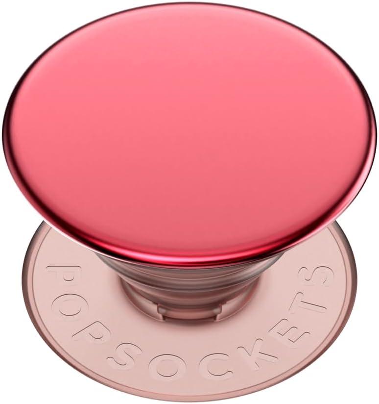 PopSockets Phone Grip with Expanding Kickstand, Adhesive Grip - Aluminum-Rouge