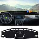 Autorder Dashboard Cover Mat for Volkswagen Atlas 2018-2023 VW Atlas Cross Sport Accessories Dash Cover Flannel Dash Mat Sunshade Glare UV Rays Protector
