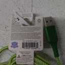 CellCandy Charge and Sync Cable - Green, 10 ft 