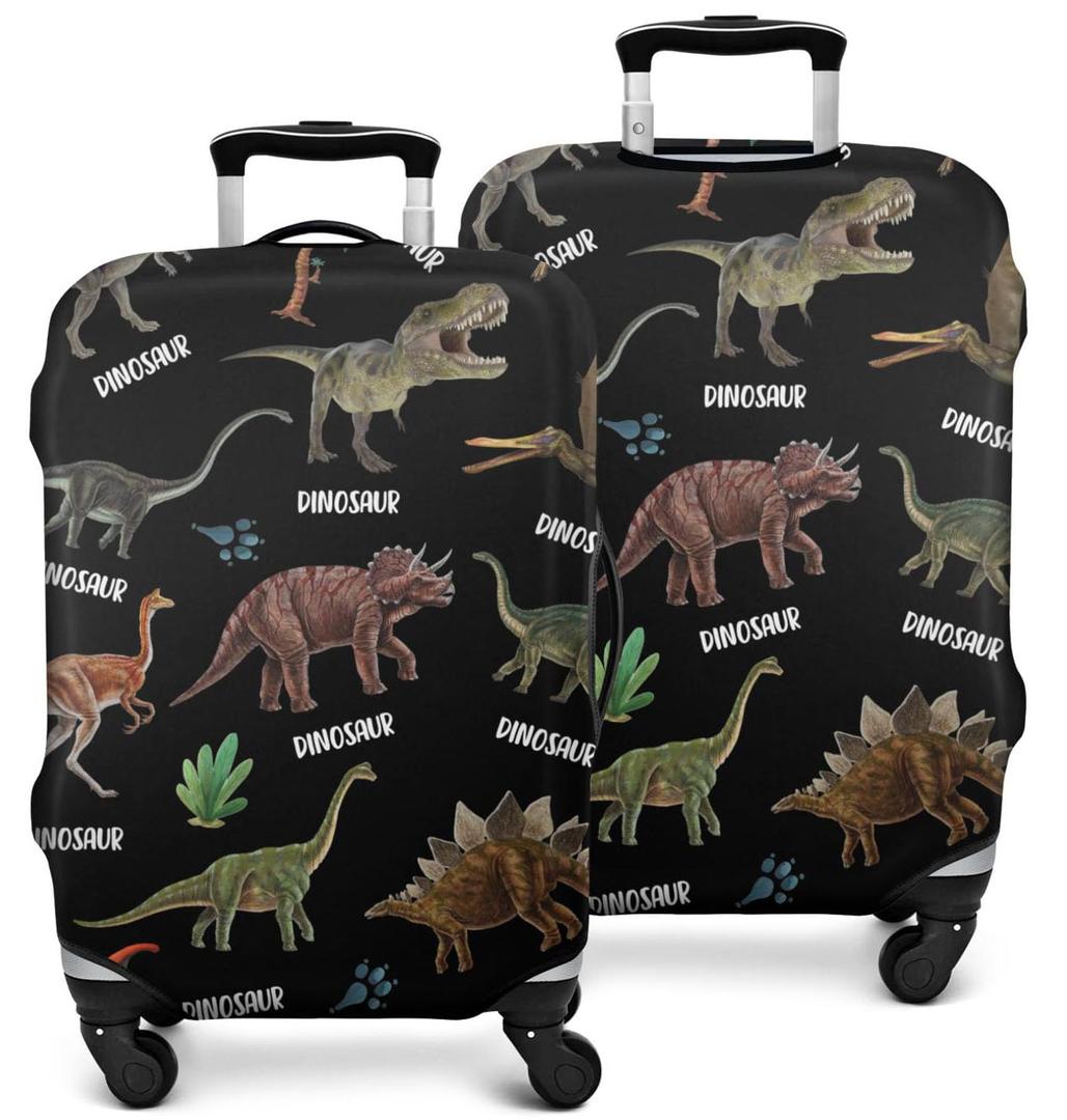 Subvise Dinosaur Suitcase Cover for Dinosaur Lover,Suitcase Protector Elastic Luggage Cover Anti-scratch (X Large (29-32in))