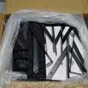 Wall-Mounted Cat Climber Set with Climbing Shelves, Perches, Bridge,Hammock,Scratching Board & Ball - 7 Pcs Wood Indoor Cat Furniture for Kittens Play (Dark Grey)