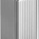 SONGMICS Bathroom Trash Can, 1.6-Gallon (6 L) Trash Bin with Lid, Slim for Small Spaces, Stainless Steel Garbage Can, Soft Close, Silver ULTB563E01