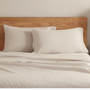 DAPU 100% Linen Pillowcases 20x30 Inches Pillow Cases (Pack of 2) (Natural Linen, Queen)