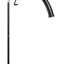 【Larger & Brighter】 Eyelash Lamp - Dimmable LED Floor Lash Light for Eyelash Extensions, Salon SPA, Esthetician, Tattoo Artists - Rotating Half-Moon Head, Shadowless Lighting, Adjustable Brightness