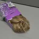 KooKaStyle Invisible Wire Hair Extensions with Transparent Wire Headband Adjustable Size 4 Secure Clips Long Wavy Synthetic Hairpiece for Women(20inch Beige Blonde mix Lvory Blonde Highlights)