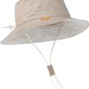 Baby Sun Hat for Boy Girl Toddler Summer bucket Hat Kids Sun Protection Beach Hat Cotton Baby Hats (6-12 Months, Light Khaki)