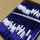 50 Pcs Thank You Gift Bags with Handles Bulk Reusable Non Woven Bags Bridesmaid Souvenir Handbags for Wedding Easter Graduation Sorority Birthday(10 x 8 x 4 Inch,Royal Blue)